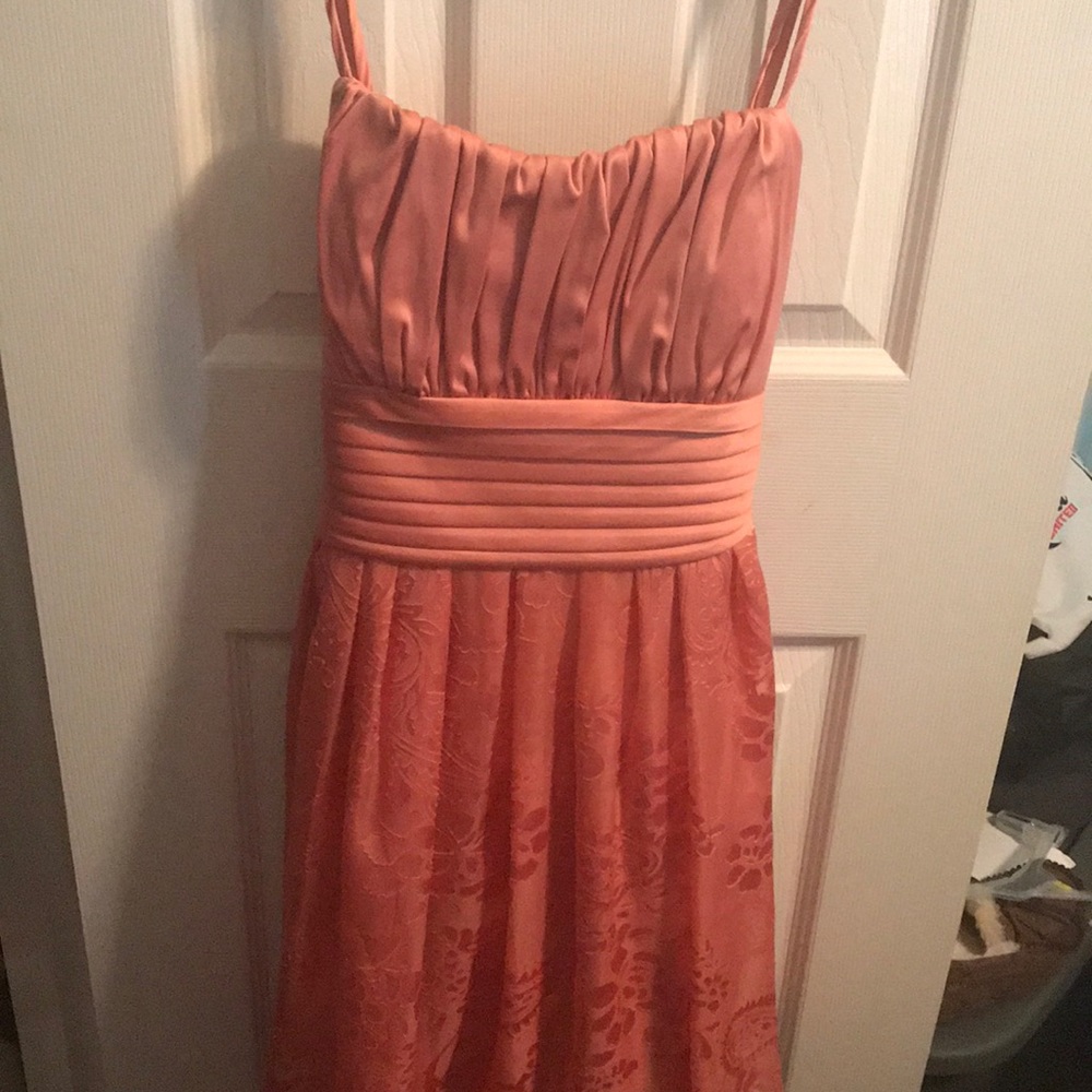 Peach dress